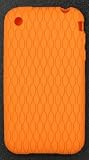 iPhone 3G 3Gs 3G S 2G 3G Silicon Silicone Case Skin Sleeve Cover HONEYCOMB ORANGE