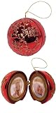 Crosley BK335 Musical Photo Frame Ornament - Red