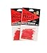 Top Brass Bead Peg-It, 100 Piece Bulk Pack, Red Color
