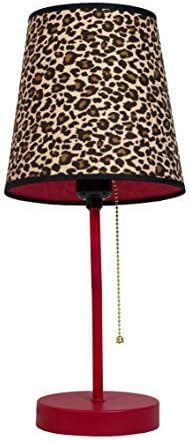 Limelights LT3000-LPD Fun Prints Table Lamp, Pink/Leopard by All The Rages