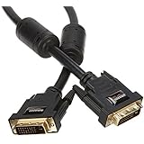 AmazonBasics DVI to DVI Cable - 6.5 Feet (2 Meters)