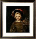 Young Boy in Fancy Dress, circa 1660 Framed Art Poster Print by Rembrandt van Rijn, 25x28