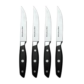 KitchenAid 4-Piece Triple Riveted Forged Steak Knife Set