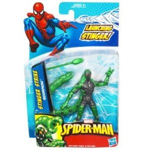  SpiderMan 2010 Series Four 3 3/4 Inch Action Figure Stinger Strike Scorpion