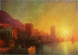 Aivazovsky, Ivan - On the Island of Rhodes. Hand Painted Reproduction Oil on canvas
