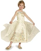 Disguise Cinderella Movie Wedding Dress Deluxe Costume, Medium (7-8)