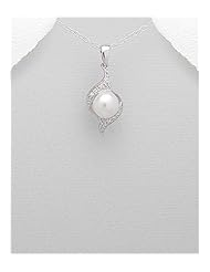 CZ Pendant Necklace In 92.5 Sterling Silver