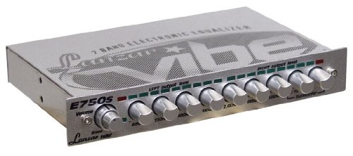 Lanzar VIBE750S Vibe Half DIN In-Dash 7 Band Rotary Pre-Amp Equalizer