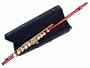Hameln Red & Gold Flute with Plateau Keys