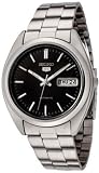 Seiko Wrist Watches - Seiko 5 Automatic Black Dial Date Day Mens Watch SNX115K