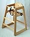 Wooden High Chair - Natural