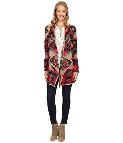 [ラッキーブランド] Lucky Brand レディース Aztec Drape Front Sweater トップス [並行輸入品]