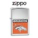 Denver Broncos NFL Brushed Chrome Lighter by Zippo Image
