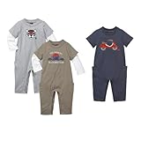 Tea Collection Layette Boy Daily Tea Set, 3 Piece, 12-18 Months