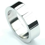 Stainless Steel Flat 6mm Highly Polished Ring Band
