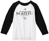 NBA Youth Orlando Magic Long Sleeve Raglan Crew - R2892Xmg (White, Medium)
