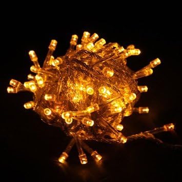 33ft/10M 100-LED String Fairy Light for Wedding/Christmas Party - Yellow