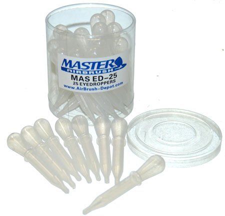 Master airbrush brand 25 pipette eyedroppers for liquid transfer …