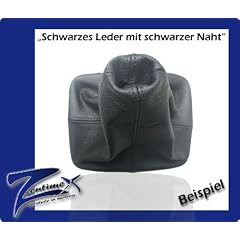 Schaltmanschette Schaltsack f�r TOYOTA PASEO 96-99 Leder Leder: schwarz