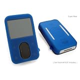 FlexiSkin - The Soft Low-Profile Case for Creative Zen Vision:M (30GB) (Super Blue (no clip))