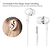 e-buds In-Ear Earbuds with Built-in Mic Tangle-Free Noise Cancelling Earphones