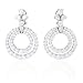 Diamond 18k White Gold Dangle Earrings