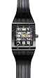 Rotary Editions 800C unisex Rectangular Titanium plate Rubber strap watch