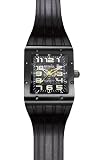 Rotary Editions 800C unisex Rectangular Titanium plate Rubber strap watch