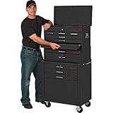 Torin 26in. Bottom 3-Drawer Rolling Cabinet - 26 3/4in.W x 17 1/8in.D x 30in.H, Model# TBR2003