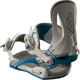ROME STRUT SNOWBOARD BINDING - WOMENS - S/M - WHITE / BLUE
