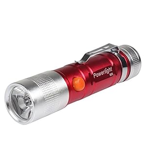 Eejoydeal Aluminum Alloy Portable Mini 5W Bright 500Lm LED Flashlight (red)