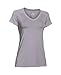 Under Armour Women's HeatGear Armour Short Sleeve, Cloud Gray (038), Medium
