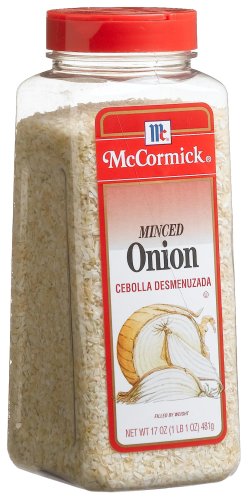 McCormick Onion, Minced, 17-Ounce Plastic Bottle (Pack of 3)