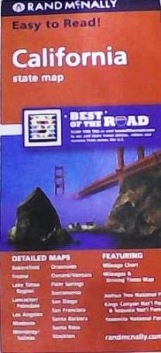 Rand McNally Easy to Read! California State Map