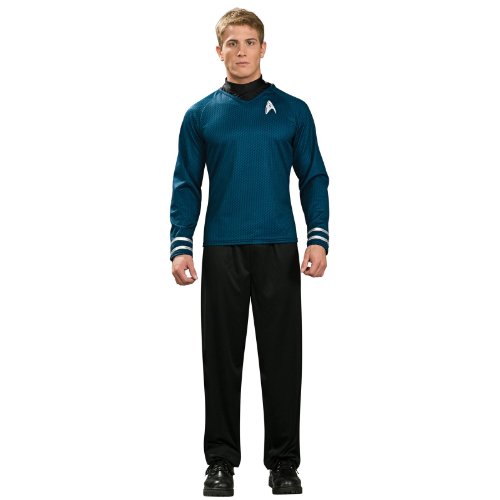  Star Trek Movie (2009) Blue Shirt Deluxe Adult Costume