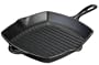 Le Creuset Enameled Cast-Iron Panini Press and Skillet Grill, Black Onyx