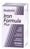 HealthAid Iron Formula Plus - 100 Tablets