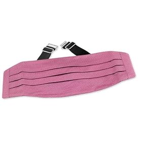 Revitalize by Principessa pink silk cummerbunds