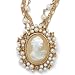 Cameo Lucite Pendant/Necklace 18