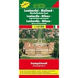 Lombardy - Milan f&b (r): Auto- und Freizeitkarte. Top 10 Tips. Sehensw�rdigkeiten, Cityplan, Ortsregister (Road & Leisure Time Map)'