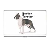 Boston Terrier Business Card Holder Case