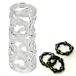 Doc Johnson Lover Rings Clear Adult Sex Toy Kit