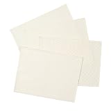 Home Creations - Set de table pour intérieur / extérieur - Lot de 4 - 40 x 30 cm - Crème (Import Grande Bretagne)