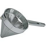 NEW, 8-Inch Depth, China Cap Chinoise Strainer, Mesh, Stainless Steel