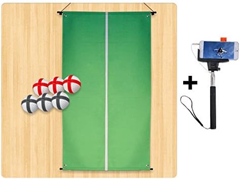 Veltex Golf Practice Target with Veltex Balls Plus FREE Selfie Rod and Smartphone Clip - Slingergolf Golf Swing Training Tools