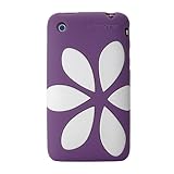 Agent18 FlowerVest Silicone Case for iPhone 3G (Purple/White)