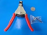 配線ペンチ　ワイヤーストリッパー　連続した電線の外皮剥き作業に最適！＜zig-008＞