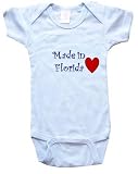 MADE IN FLORIDA - FLORIDA BABY - State-series - White, Blue or Pink Onesie / Baby T-shirt