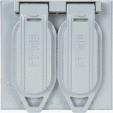 Blank Wall Plates: Hubbell 5964-1 Do it Weatherproof Electrical Cover