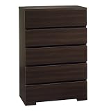 Raphael 5-Drawer Chest- Mocha